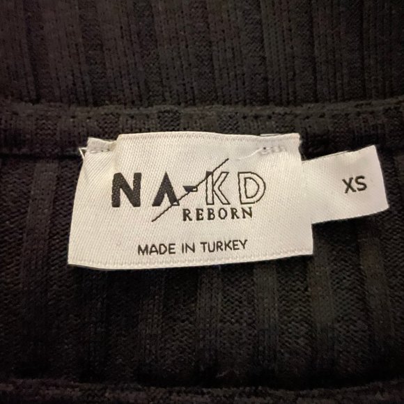 ASOS Black Flare Sleeve Mini Dress - Size: XS - Picture 5 of 5